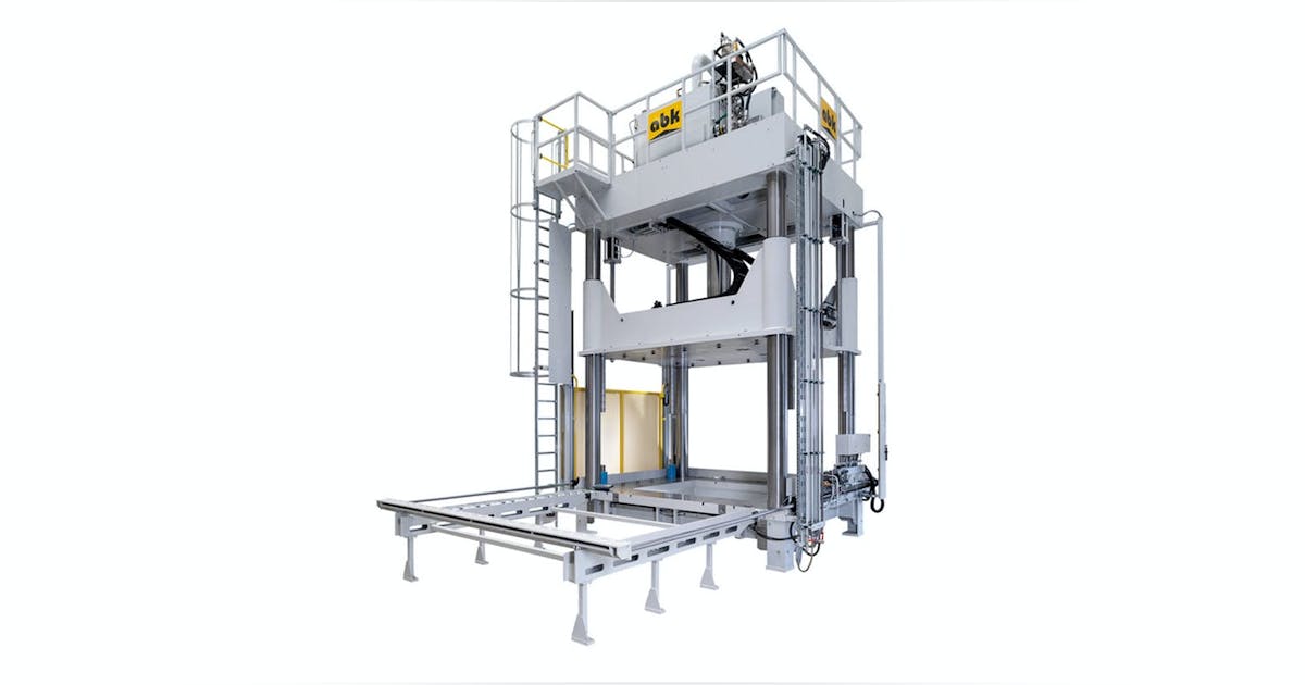 Hydraulic Trimming Press for Megacastings | abk Pressenbau