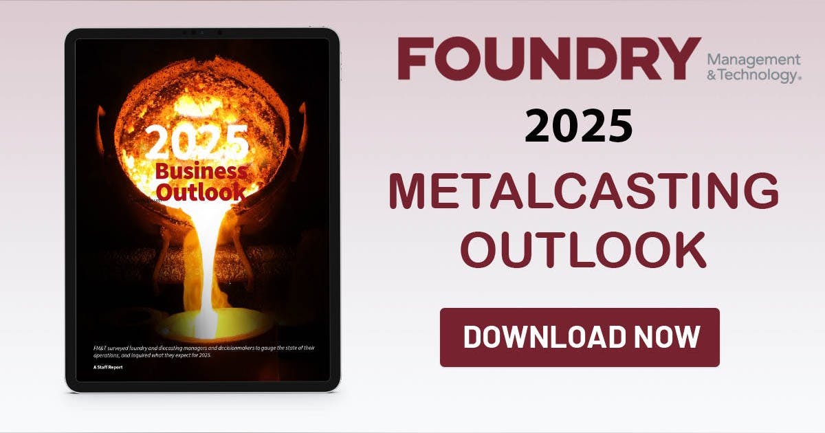 Get hold of: 2025 Metalcasting Outlook | Foundry Administration & Experience